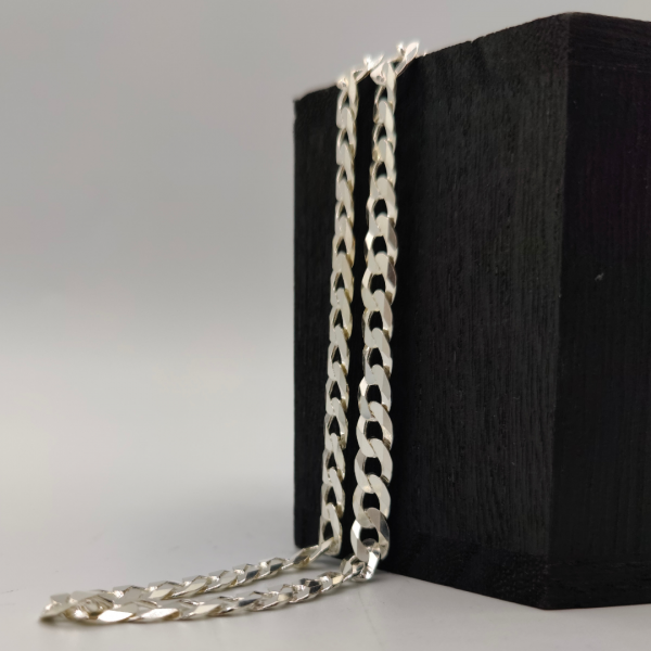 Collar cubana plana 49 cm 7 mm