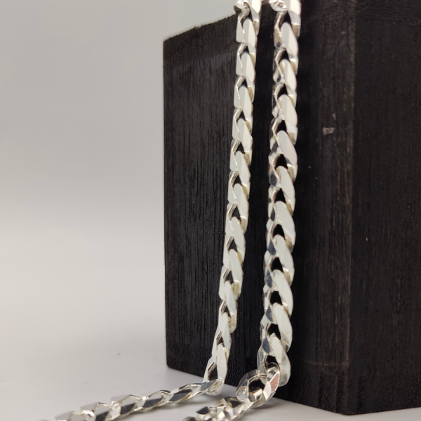 Collar cubana plana 50 cm 9 mm