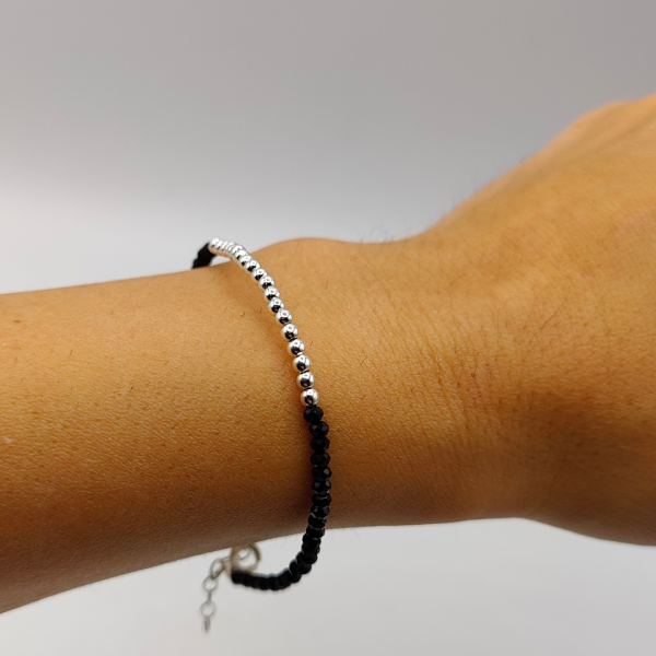 Pulsera con piedra onix