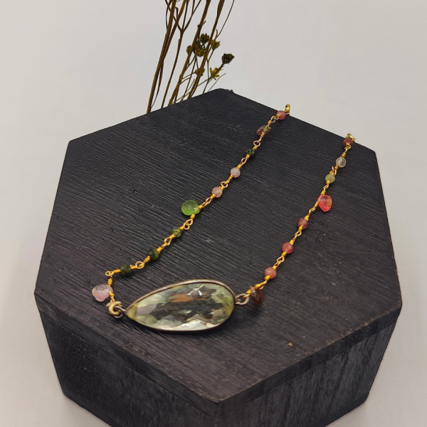 Collar de plata con Turmalinas