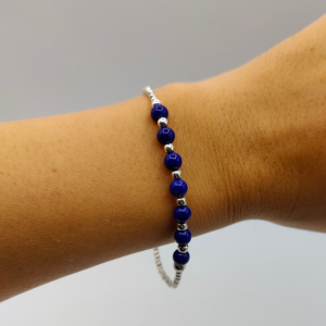 Pulsera de Lapislázuli y Plata