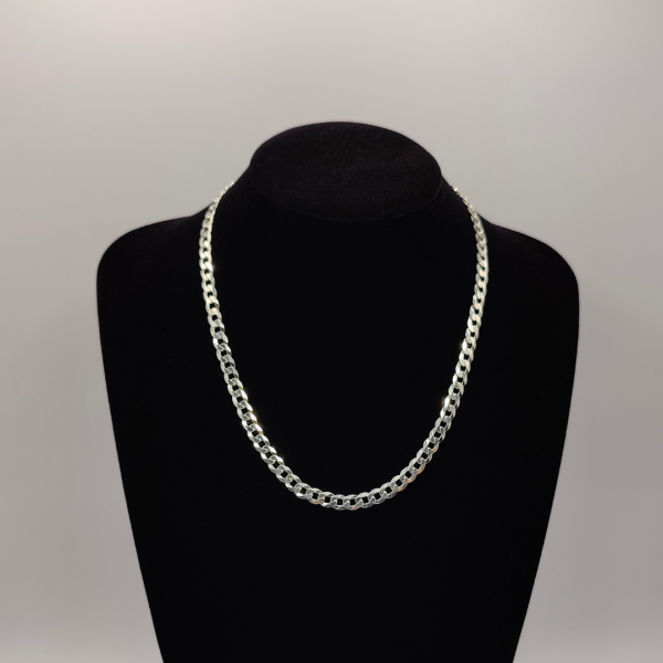 Collar cubana plana 49 cm 7 mm