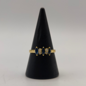 Anillo noche azulada