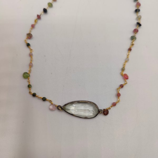 Collar de plata con Turmalinas