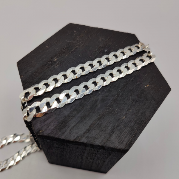 Collar cubana plana 50 cm 9 mm