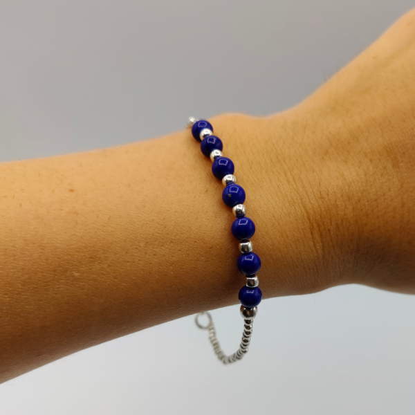 Pulsera de Lapislázuli y Plata