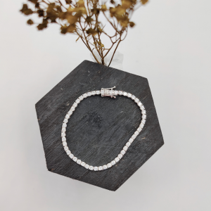 Pulsera articulada de plata cada eslabon es una criconita