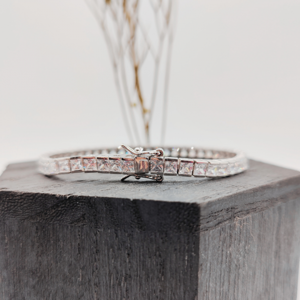 Pulsera articulada de plata cada eslabon es una criconita