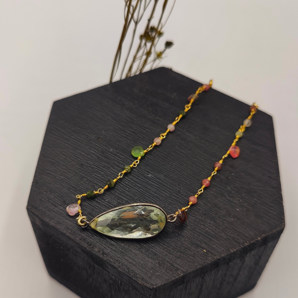 Collar de plata con Turmalinas