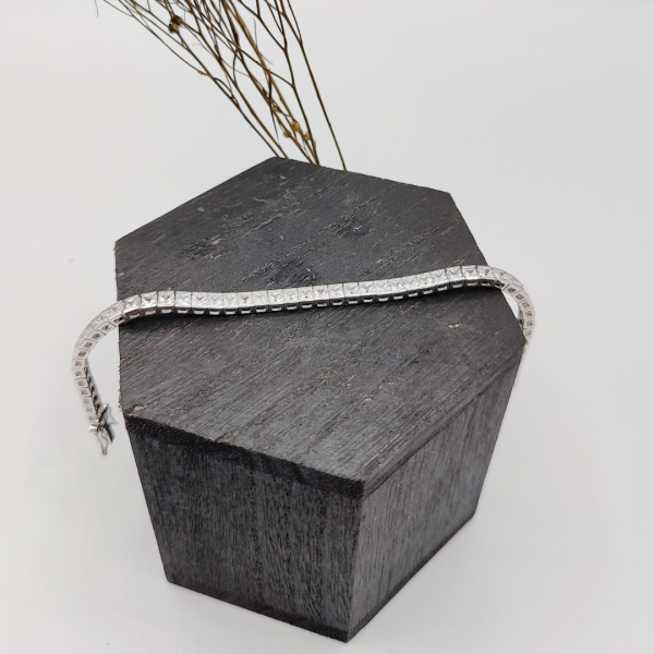 Pulsera articulada de plata cada eslabon es una criconita