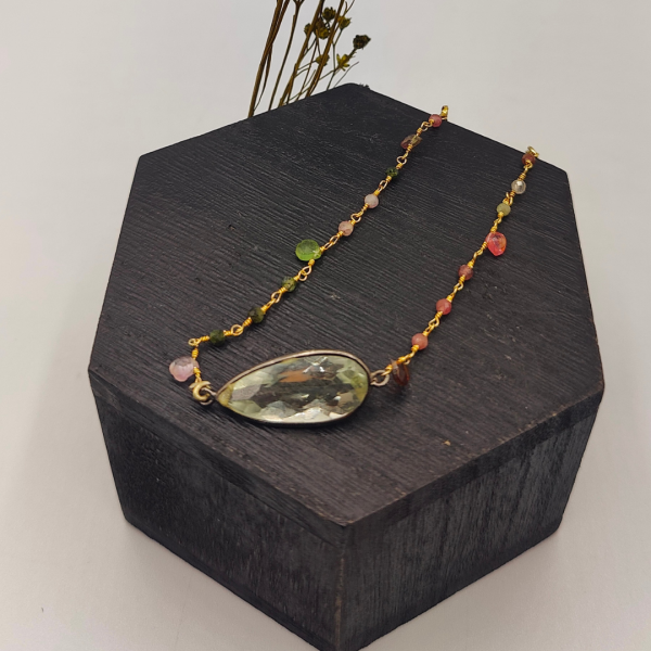 Collar de plata con Turmalinas