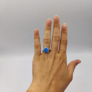 Anillo ópalo ovalado