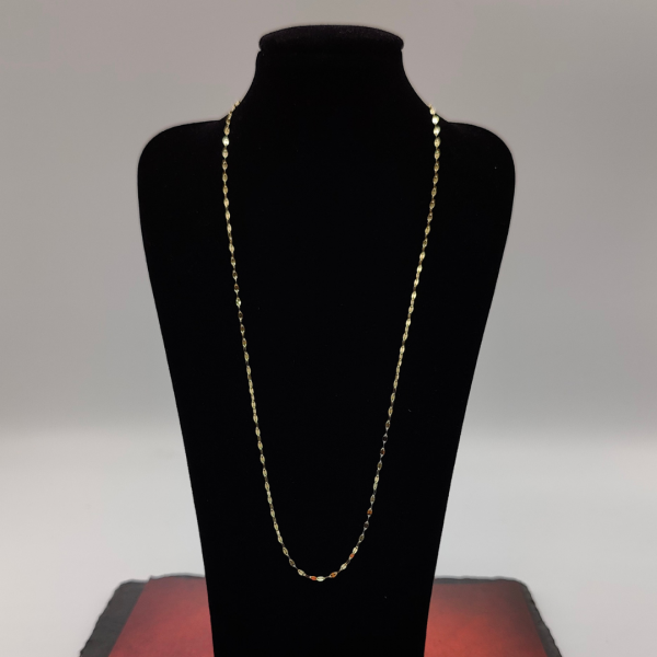 Cadena Fina Rolo de 45 cm y 2 mm en Oro