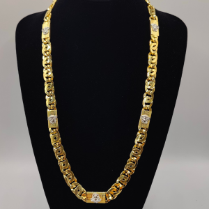 Collar barbada estilo versace 65 cm 13 mm