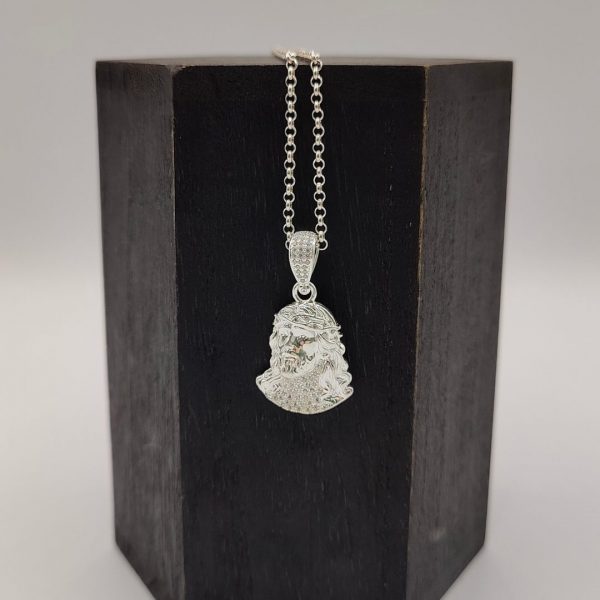 Colgante de Jesús en Plata