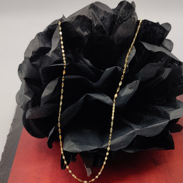 Cadena Fina Rolo de 45 cm y 2 mm en Oro