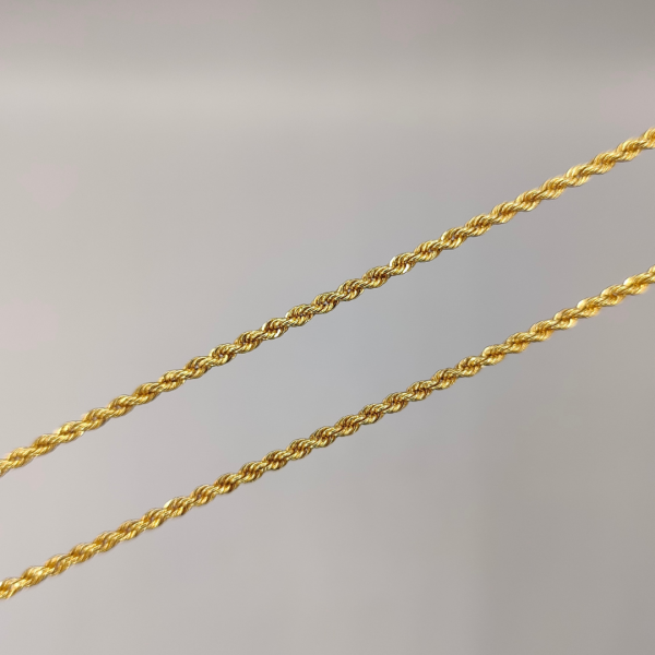 Cadena cordón 40 cm 3 mm
