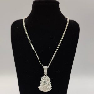Colgante de Jesús en Plata