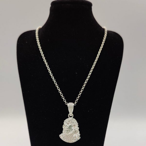 Colgante de Jesús en Plata