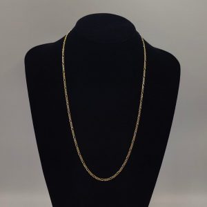 Cadena Fígaro 60 cm y 2 mm de Oro 18K: Sutil y Refinada