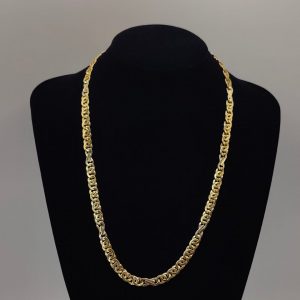 Cadena Barbada Mixta con Fígaro: Estilo y Distinción
