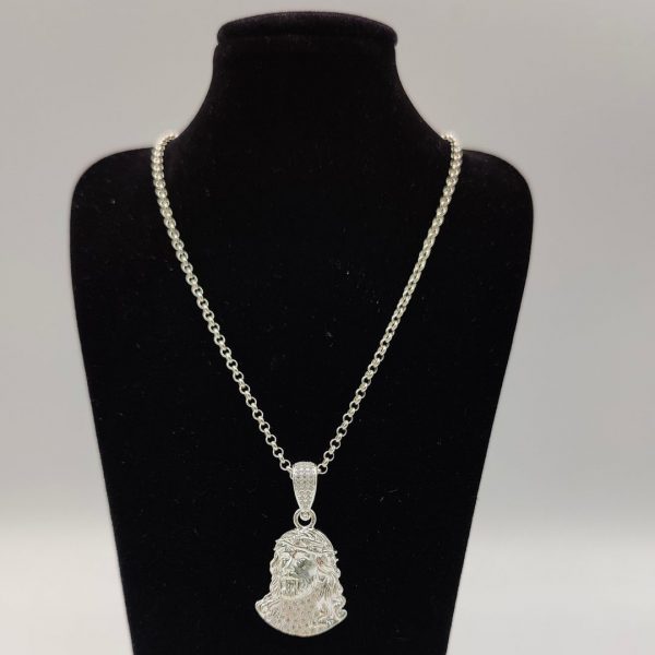 Colgante de Jesús en Plata