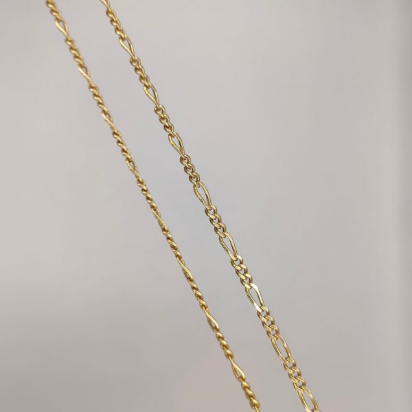 cadena fígaro 50 cm 4 mm oro de 18 k