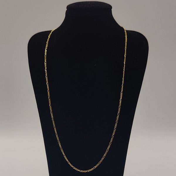 cadena fígaro 40 cm 1 mm 18 k