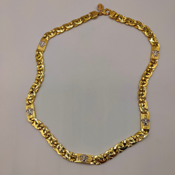 Collar barbada estilo versace 65 cm 13 mm