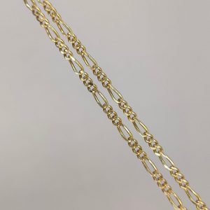 cadena fígaro 50 cm 4 mm oro de 18 k