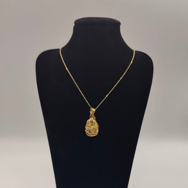 Colgante tutankamón 18 k