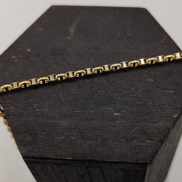 Pulsera Rolo de 4 mm en Oro de 18K