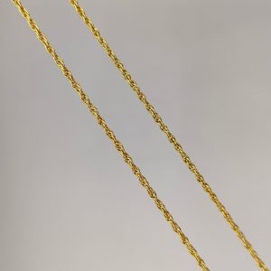Cadena Rolo doble 45 cm 2 mm