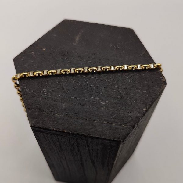 Pulsera Rolo de 4 mm en Oro de 18K