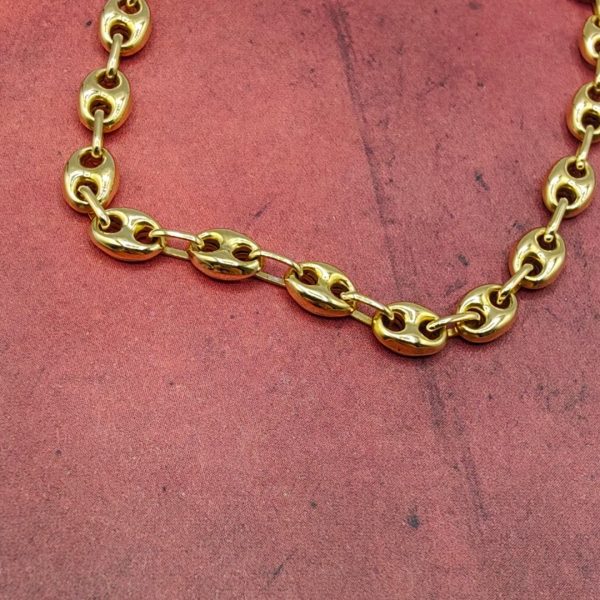 Pulsera Calabrote de 5 mm en Oro de 18K