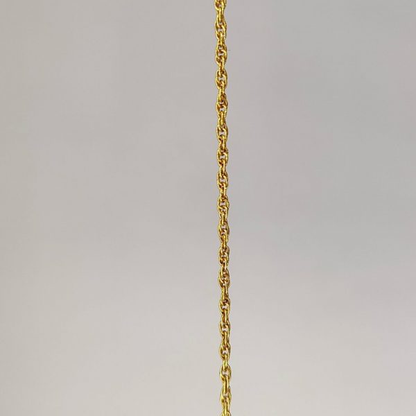 Cadena Rolo doble 45 cm 2 mm