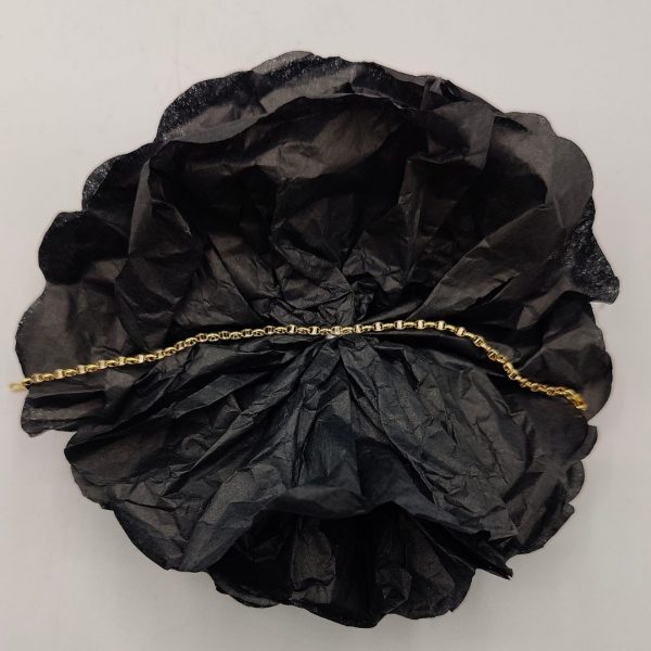 Pulsera Rolo de 4 mm en Oro de 18K