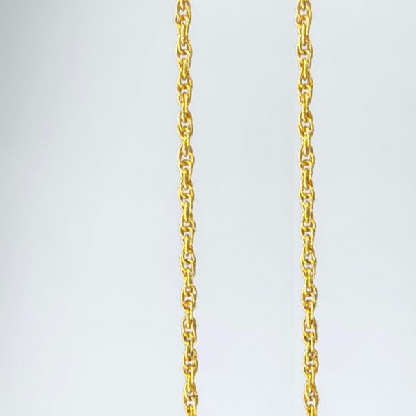 Cadena Rolo doble 45 cm 2 mm