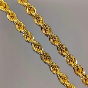 Cadena Cordón de Oro 18K – 65 cm, 10 mm