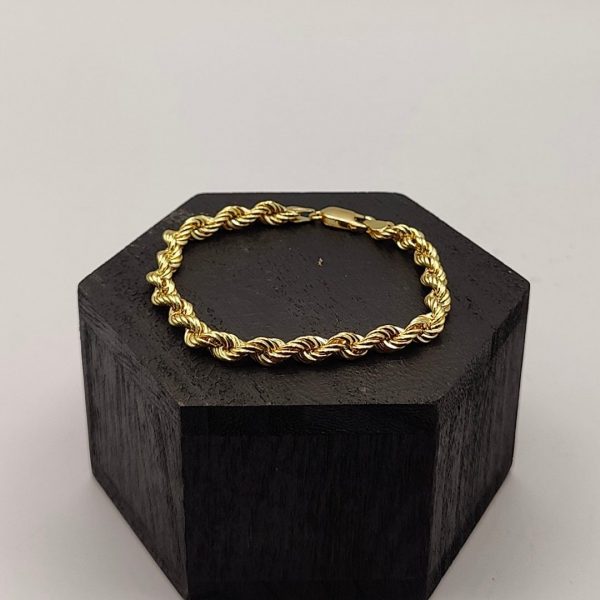 Pulsera Cordón de Oro 18K