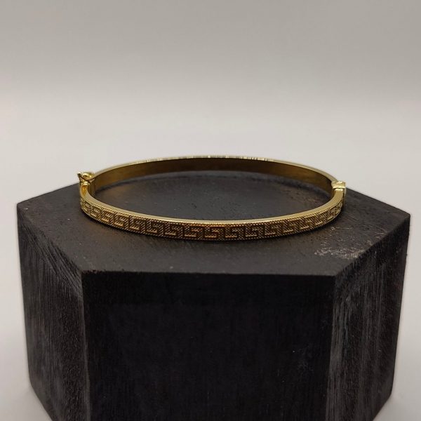 Brazalete Estilo Versace en Oro 18K