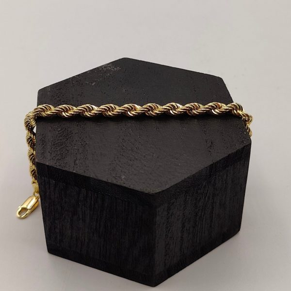 Pulsera Cordón de Oro 18K