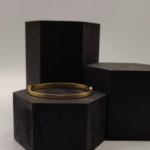 Brazalete Estilo Versace en Oro 18K
