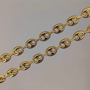 Cadena Calabrote de Oro 18K – 60 cm, 7 mm