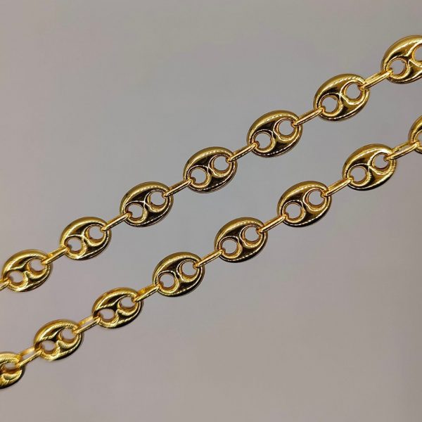 Cadena Calabrote de Oro 18K – 60 cm, 7 mm