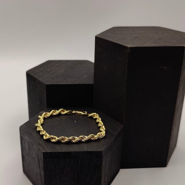 Pulsera Cordón de Oro 18K