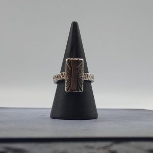 Anillo de plata artesanal extensible