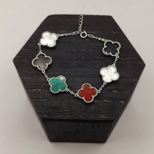 Pulsera flores van cleff con diferentes piedras