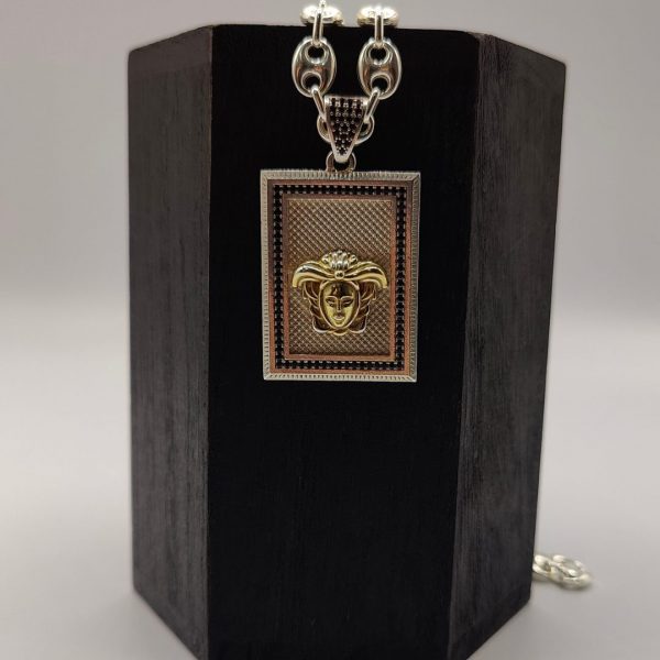 Colgante Plata estilo Versace