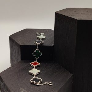 Pulsera flores van cleff con diferentes piedras